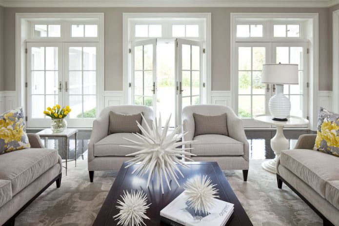 Jak zvolit optimální barvu stěny v obývacím pokoji: 60 fotografií a designových nápadů