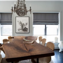 Rideaux gris à l'intérieur de l'appartement: types, tissus, styles, combinaisons, design et décor-1