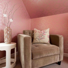 Tapet acrilic pe pereți: caracteristici de decor, tipuri, lipire, fotografii în interior-10