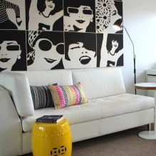 Hvid sofa i interiøret: 70 moderne fotos og designideer-7