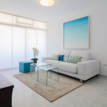 Hvid sofa i interiøret: 70 moderne fotos og designideer-10