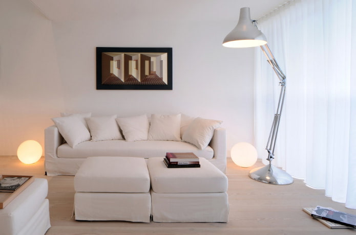 Бял диван в интериора: 70 модерни снимки и дизайнерски идеи