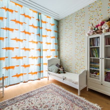 Behang in de kinderkamer voor meisjes: 68 moderne ideeën, foto's in het interieur-8