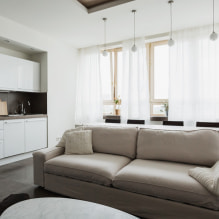 Beige sofa i interiøret: 70+ moderne fotos og designideer-2
