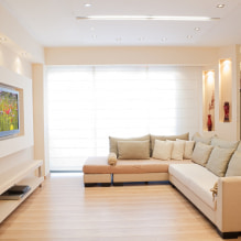 Sofa beige di bahagian dalam: 70+ gambar moden dan idea reka bentuk-6