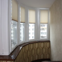 Kādas žalūzijas labāk izmantot uz balkona - skaistas idejas interjerā un izvēles noteikumi-5