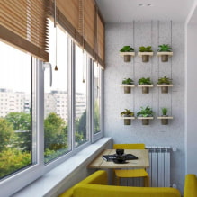 Quines persianes és millor utilitzar al balcó: belles idees a l'interior i regles de selecció-7