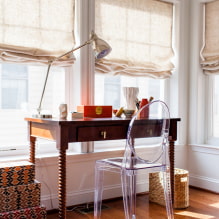 Cortinas de lino en las ventanas: diseño, decoración, colores, tipos de sujetadores a la cornisa-0
