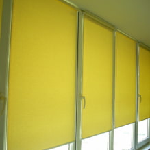 الستائر الدوارة لشرفة أو لوجيا: الأنواع ، المواد ، اللون ، التصميم ، التثبيت - 4