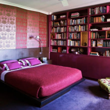 الداخلية الوردية للغرفة: مزيج ، واختيار الأسلوب ، والديكور ، والأثاث ، والستائر والديكور - 0