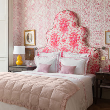 Różowe wnętrze pokoju: połączenie, wybór stylu, dekoracja, meble, zasłony i wystrój-1