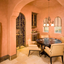 Nội thất tông màu hồng đào: giá trị, sự kết hợp, lựa chọn hoàn thiện, đồ nội thất, rèm cửa và trang trí-4
