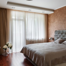 Gipso kartono lubos miegamajam: nuotrauka, dizainas, formų ir konstrukcijų tipai-1
