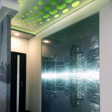Įtempiamos lubos su 3D efektu: dizainas ir brėžiniai, pavyzdžiai kambarių interjere-0