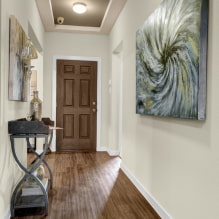 Trần trong hành lang: loại, màu sắc, thiết kế, cấu trúc hình trong hành lang, chiếu sáng-0