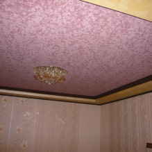Plafond tendu texturé : imitation bois, plâtre, brocart, miroir, béton, cuir, soie, etc.-4