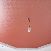Dokulu gergi tavan: ahşap, alçı, brokar, ayna, beton, deri, ipek vb. taklitleri.-11