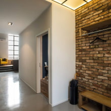 Pareti nel corridoio: tipi di finiture, colore, design e arredamento, idee per un piccolo corridoio-1