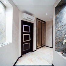 Koridor ve koridorda dekoratif sıva: çeşitleri, renkleri, modern tasarım fikirleri-7