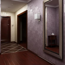 Koridor ve koridorda dekoratif sıva: çeşitleri, renkleri, modern tasarım fikirleri-8
