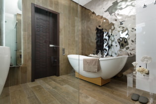 Seinän sisustus kylpyhuoneessa: tyypit, suunnitteluvaihtoehdot, värit, esimerkkejä sisustuksesta