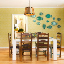 Χρώμα τοίχου στην κουζίνα: συμβουλές για την επιλογή, τα πιο δημοφιλή χρώματα, συνδυασμός με ένα σετ-2