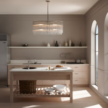 Стени в кухнята: опции за довършителни работи, избор на стил, дизайн, нестандартни решения-3