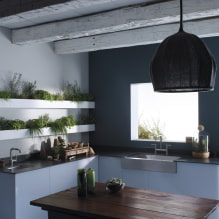 Vægge i køkkenet: efterbehandlingsmuligheder, stilvalg, design, ikke-standardiserede løsninger-4
