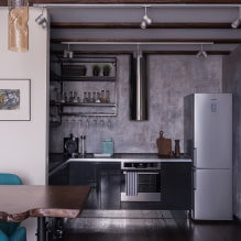 קירות במטבח: אפשרויות גימור, בחירת סגנון, עיצוב, פתרונות לא סטנדרטיים -6
