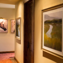 Hvordan man vælger malerier i gangen og korridoren: typer, temaer, design, valg af placering-5