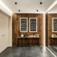 Огледало в коридора и коридора: гледки, дизайн, избор на място, осветление, цвят на рамката-1