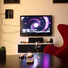 Πώς να αποκρύψετε καλώδια τηλεόρασης στον τοίχο: οι καλύτερες ιδέες σχεδιασμού-1