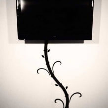 Как да скриете телевизионните проводници на стената: най-добрите дизайнерски идеи-2