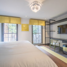 TV trong phòng ngủ: tùy chọn vị trí, thiết kế, hình ảnh theo các phong cách nội thất khác nhau-1