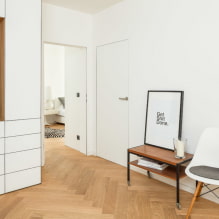 Pintu dalam gaya Skandinavia: jenis, warna, reka bentuk dan hiasan, pilihan aksesori-11