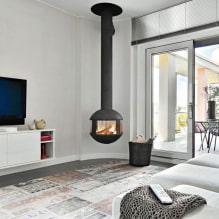 Stue med pejs og tv: udsigt, placeringsmuligheder på væggen, ideer til en lejlighed og et hus-2