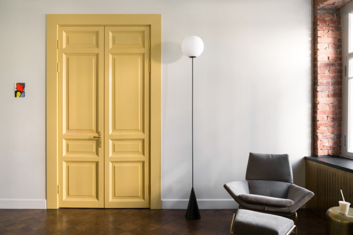 Kombinationen af ​​døre og gulv: regler for farvetilpasning, fotos af smukke farvekombinationer