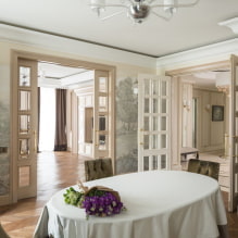 Světelné dveře v interiéru: typy, barvy, kombinace s podlahou, stěnami, nábytkem-1