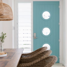 İç mekandaki hafif kapılar: çeşitleri, renkleri, zemin, duvarlar, mobilyalar ile kombinasyon-8