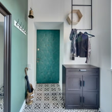 Πόρτες στο διάδρομο και διάδρομος: τύποι, σχέδιο, χρώμα, συνδυασμοί, φωτογραφίες στο εσωτερικό-8