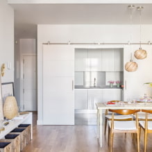 Nișă de bucătărie în apartament: design, formă și locație, culoare, opțiuni de iluminat-1