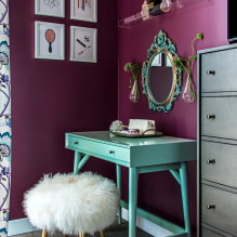 Tuvalet masası: fotoğraflar, türler, şekiller, malzemeler, tasarım, aydınlatma, renkler-6