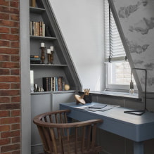 Písací stôl: fotografie, pohľady, materiály, dizajn, farba, tvar, umiestnenie v miestnosti-3
