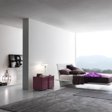 Giường nổi trong nội thất: loại, hình dạng, thiết kế, tùy chọn đèn nền-4