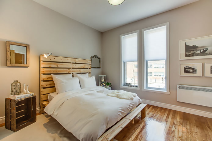 Tempat tidur kayu: foto, jenis, warna, reka bentuk (diukir, antik, dengan kepala katil yang lembut, dll.)