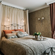 Giường sắt rèn: hình ảnh, chủng loại, màu sắc, thiết kế, đầu giường bằng các yếu tố rèn-4