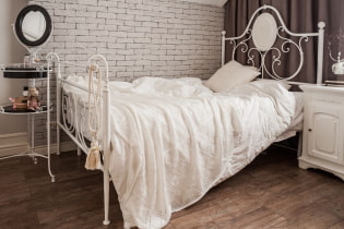 Giường sắt rèn: hình ảnh, chủng loại, màu sắc, thiết kế, đầu giường bằng các yếu tố rèn