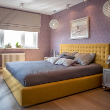 Giường có đầu giường êm ái: ảnh, loại, chất liệu, thiết kế, kiểu dáng, màu sắc-2