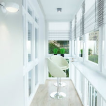 Barový pult na balkóně: možnosti umístění, design, materiály desky, dekor-7