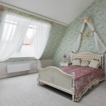 Yatak odasındaki yatakta yatak örtüsü: fotoğraf, malzeme seçimi, renk, tasarım, çizimler-4